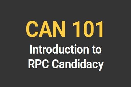 CAN 101 - Introduction to RPC Candidacy